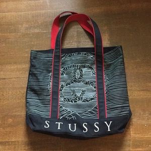 Stussy canvas tote bag